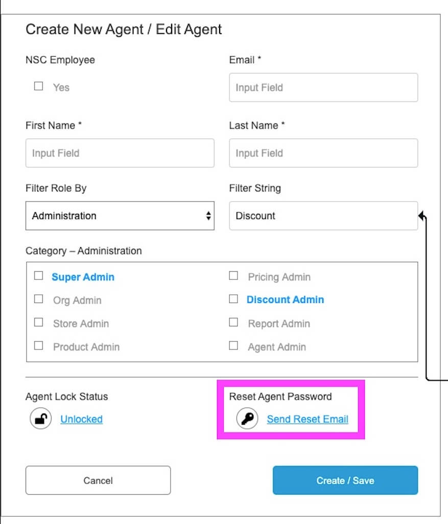  example image for Menu Management Tool