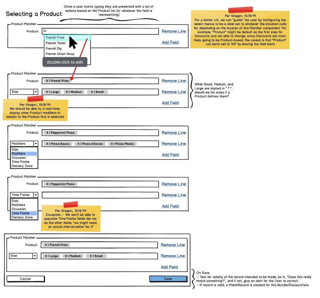  example image for Menu Management Tool