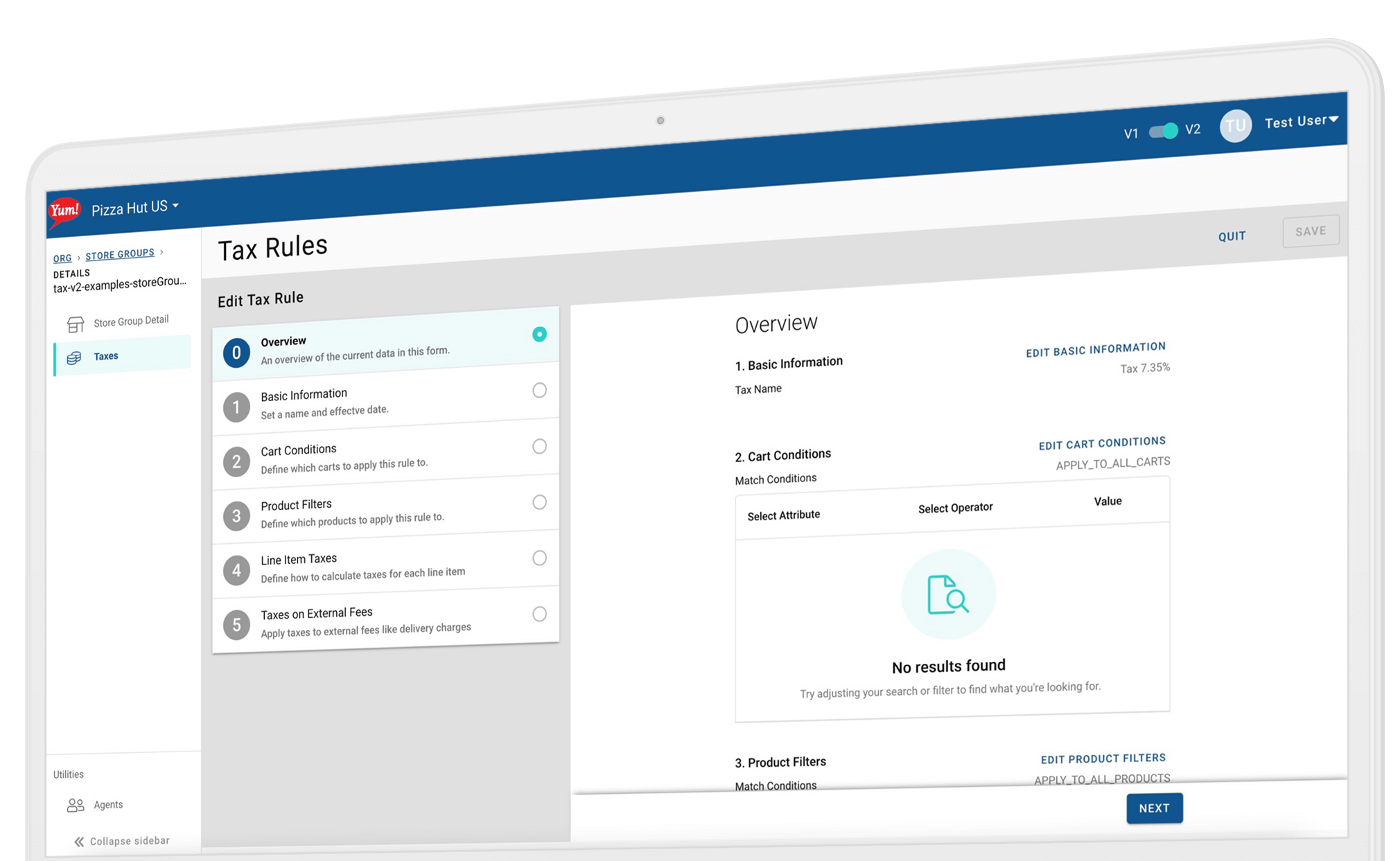 In-production tax tool in mockup hero image for Logic Tax Tool